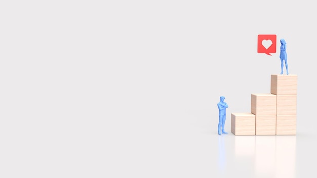 Ilustración coaching éxito